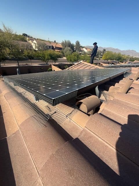 Project Solar Panel Bird Proofing in Surprise, AZ image